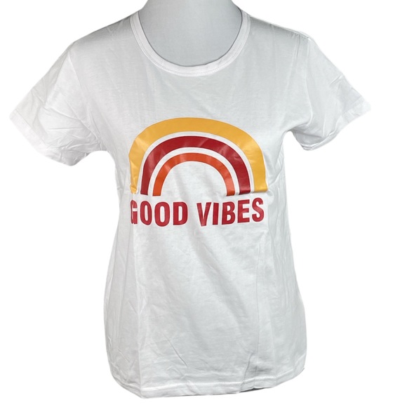 Good Vibes TShirt White XLarge - Picture 10 of 10